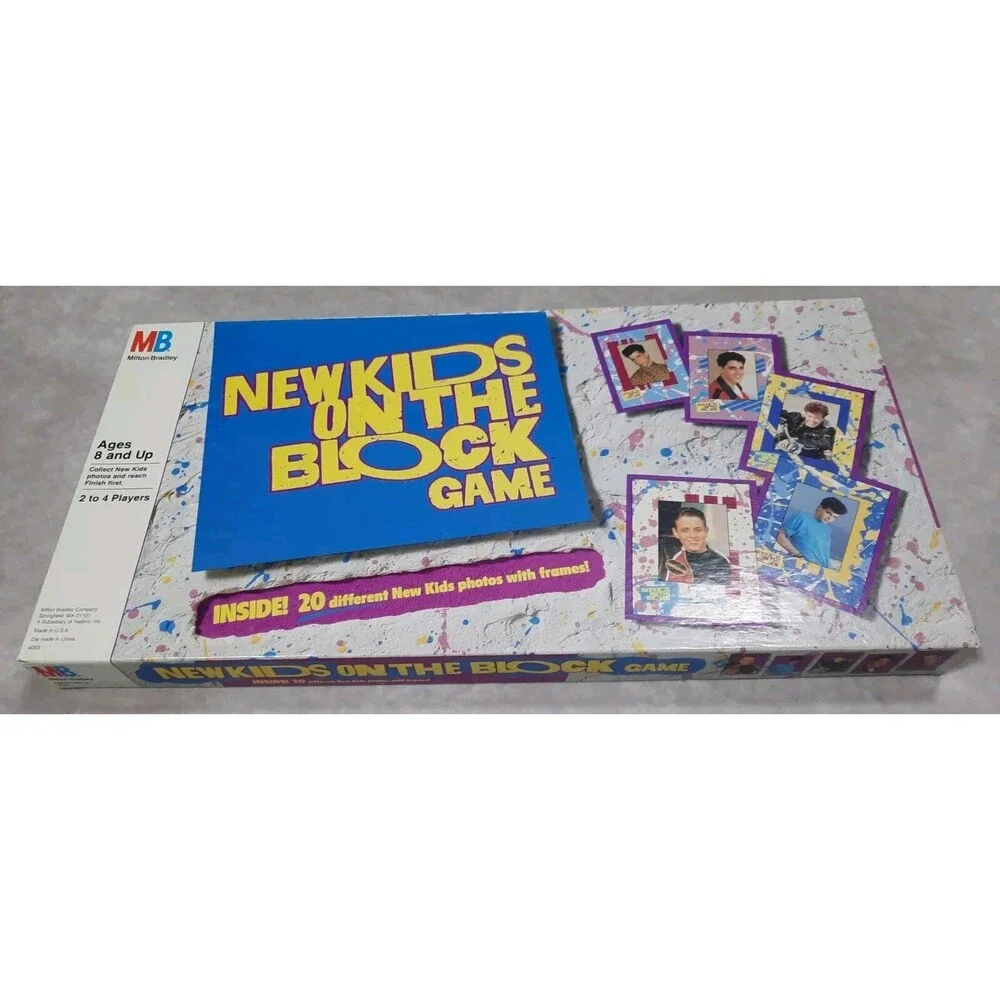 New Kids On The Block Vintage Milton Bradley Board Game - Cards Not Punched Out